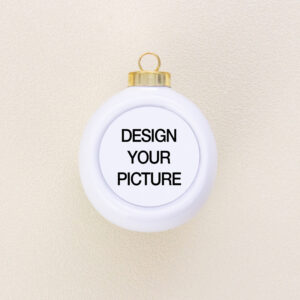 Ceramic Round Ball Ornament with Tree Pattern1