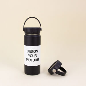 18 oz Black Water Bottle1