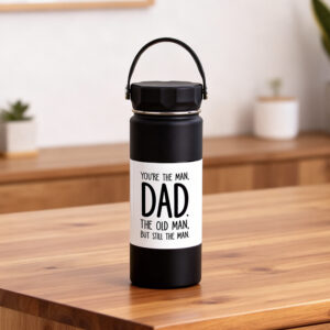 18 oz Black Water Bottle2