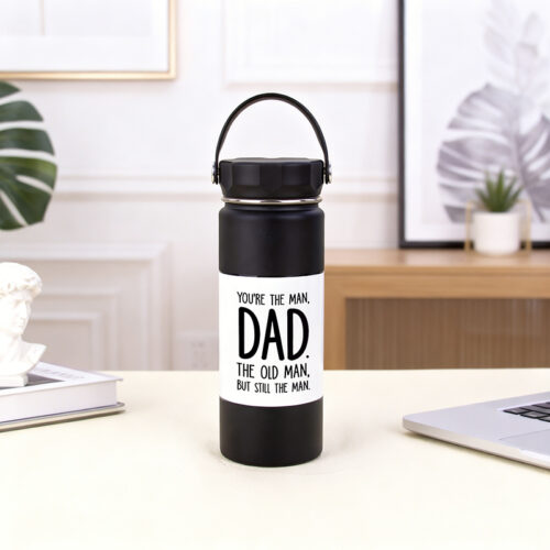 18 oz Black Water Bottle4