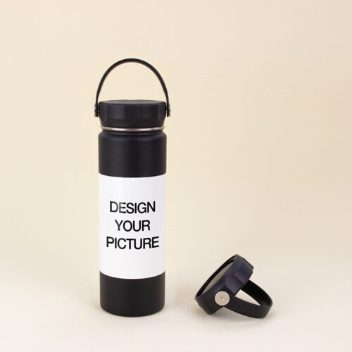 22 oz Black Water Bottle1