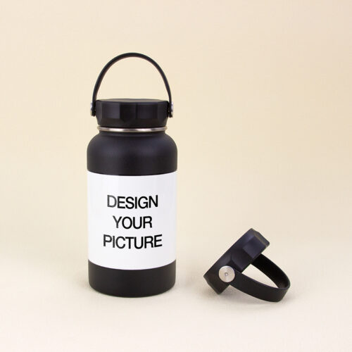 25 oz Black Water Bottle1