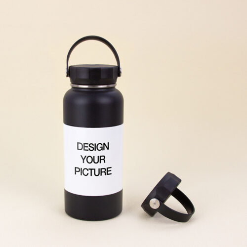 32 oz Black Water Bottle1