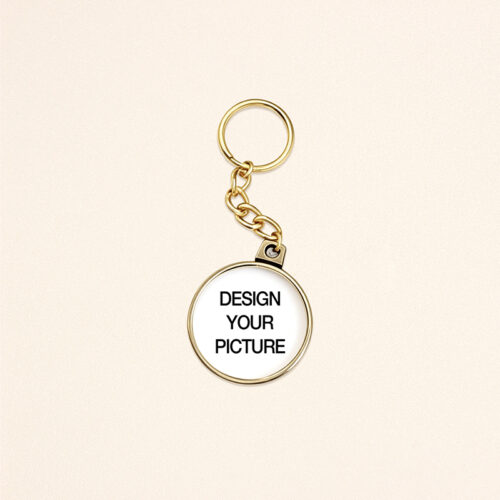 Antique Gold Keyring1 Antique Gold Keyring1