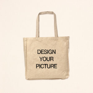 Natural Cotton Canvas Photo Tote Bag1