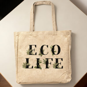 Natural Cotton Canvas Photo Tote Bag2
