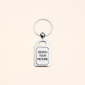 Rectangle Photo Keyring1