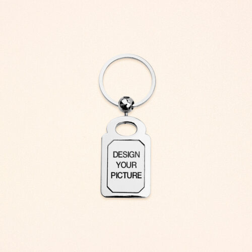 Rectangle Photo Keyring1