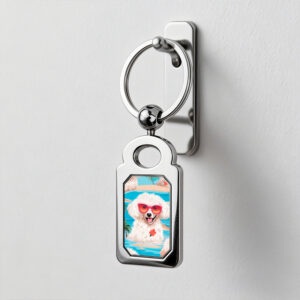 Rectangle Photo Keyring2
