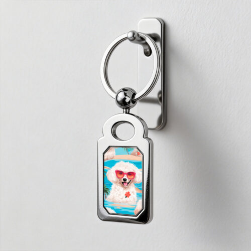Rectangle Photo Keyring2