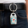 Rectangle Photo Keyring4