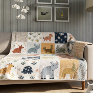 Soft Touch Fleece Throw Blanket, 50_ x 60_2