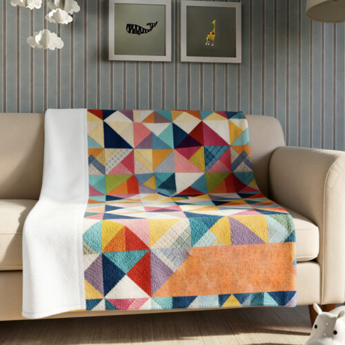 Soft Touch Fleece Throw Blanket, 50_ x 60_4