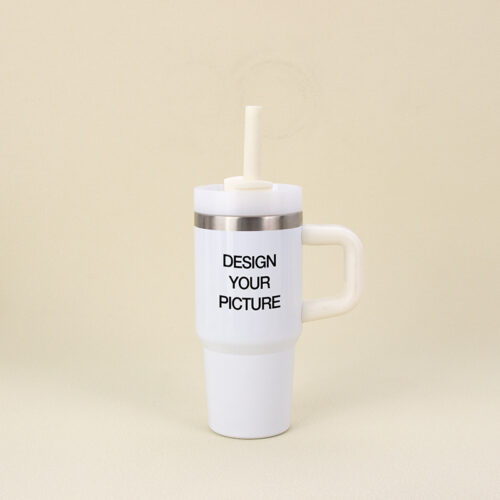 400ml Kid’s Stainless Steel Cup with Straw Lid