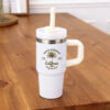 400ml Kid’s Stainless Steel Cup with Straw Lid