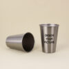 16 oz Stainless Steel Pint Glass