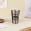 16 oz Stainless Steel Pint Glass