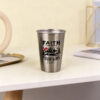 16 oz Stainless Steel Pint Glass