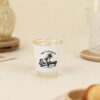 1.5 oz Shot Glass with Gold Rim