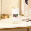 2 oz Shot Glass with Gold Rim