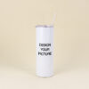 20 oz Skinny Tumbler with Straw