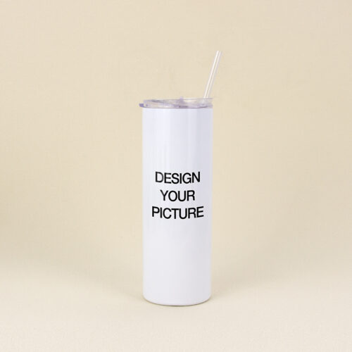 20 oz Skinny Tumbler with Straw