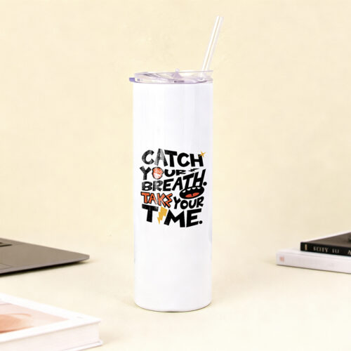 20 oz Skinny Tumbler with Straw