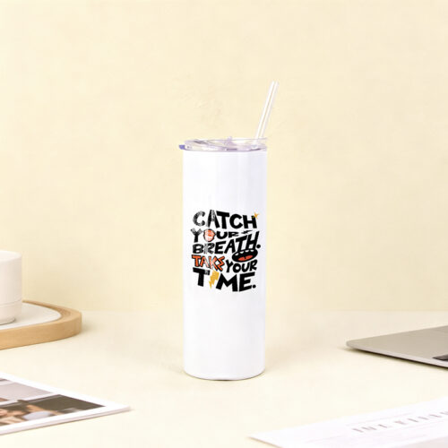 20 oz Skinny Tumbler with Straw