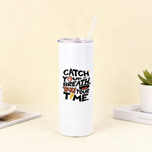 20 oz Skinny Tumbler with Straw